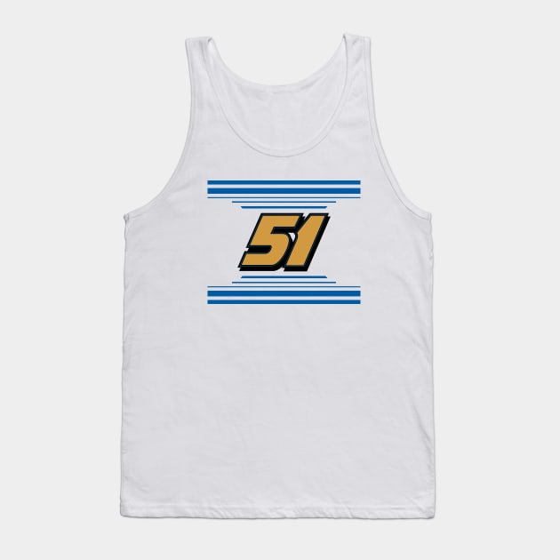 Jeremy Clements #51 2024 NASCAR Design Tank Top by AR Designs 